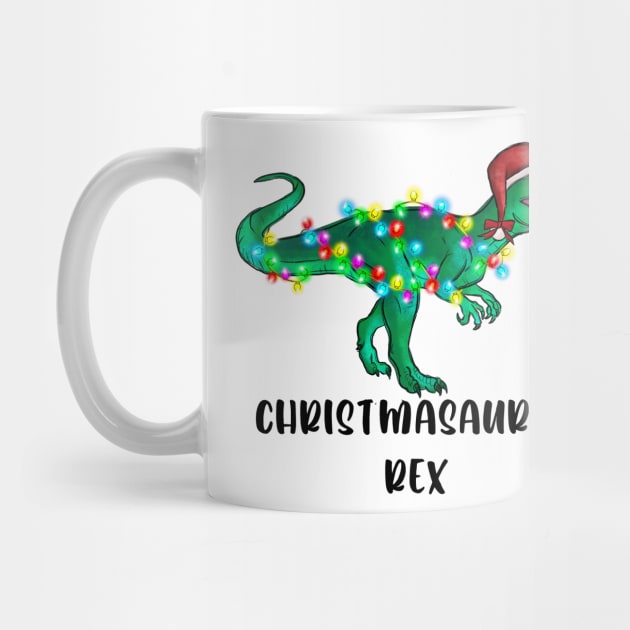 Christmasaurus Rex by CB Creative Images